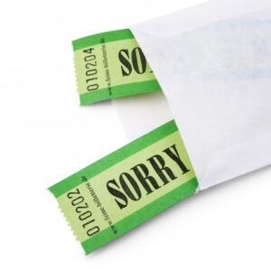 WERTMARKE „SORRY“