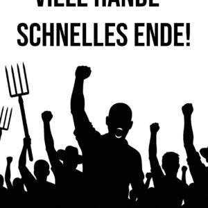 Viele Hände – Postkarte