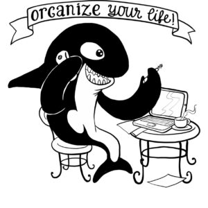 Orcanize your life – Postkarte