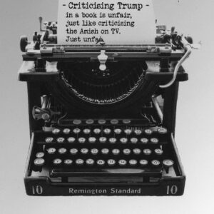 Criticising Trump – Postkarte
