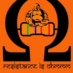 Resistance is ohmmm – Postkarte