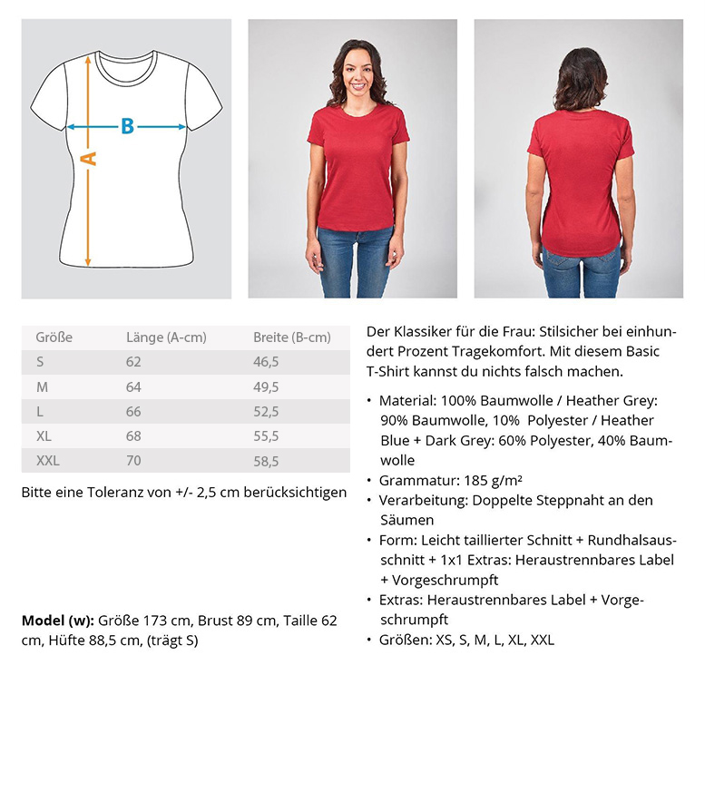Echte Einhörner haben Kurven - Damenshirt – Bild 5