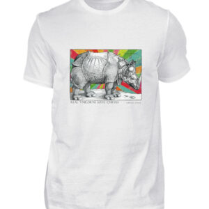 Echte Einhörner haben Kurven - Herren Shirt-3