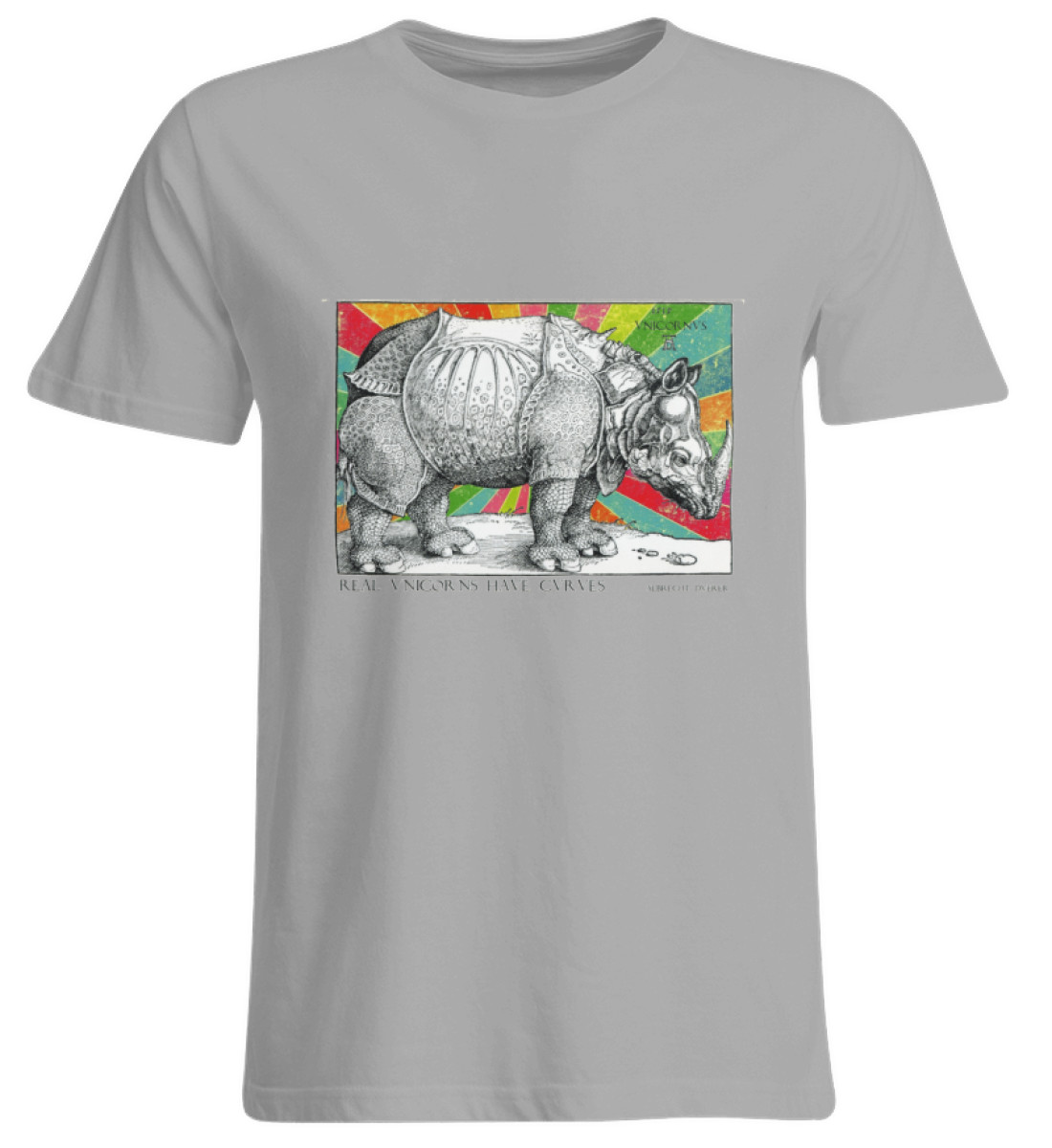 Echte Einhörner haben Kurven - Übergrößenshirt-645