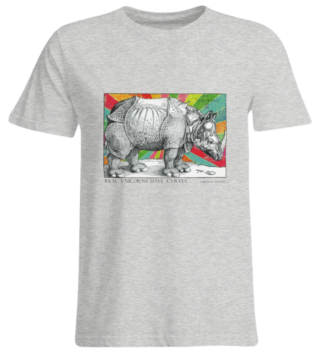 Echte Einhörner haben Kurven - Übergrößenshirt-1053