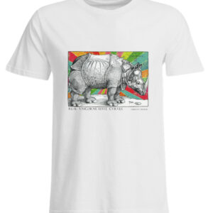 Echte Einhörner haben Kurven - Übergrößenshirt-3