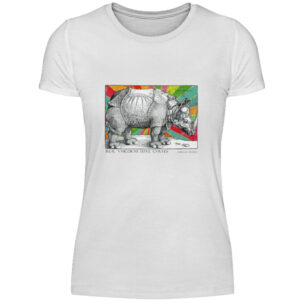 Echte Einhörner haben Kurven - Damenshirt-3